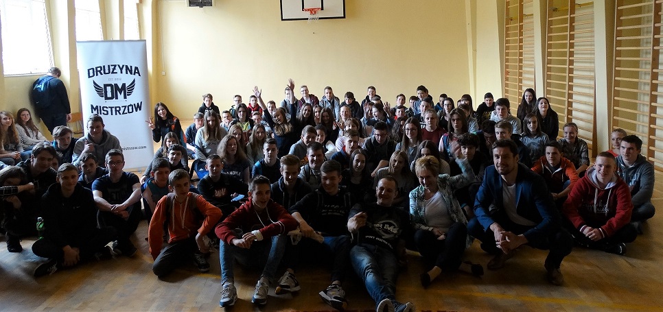 Bosski i Kołodziej w krynickim gimnazjum!