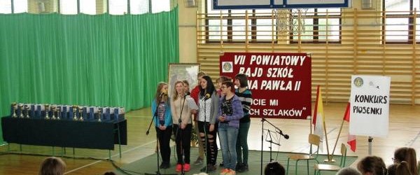 Pamiętając o wielkim Polaku - VII Rajd Szkół im. Jana Pawła II