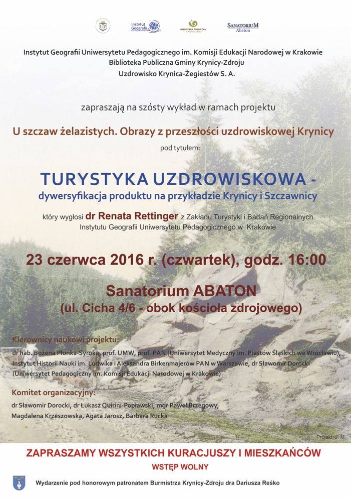 Wykład o turystyce uzdrowiskowej