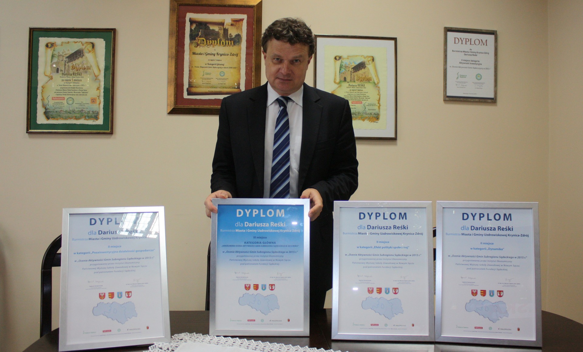 Krynica aktywna i nagrodzona w ocenie Aktywności Gmin Subregionu Sądeckiego