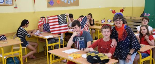 Amerykańskie wakacje w krynickim gimnazjum zakończone!