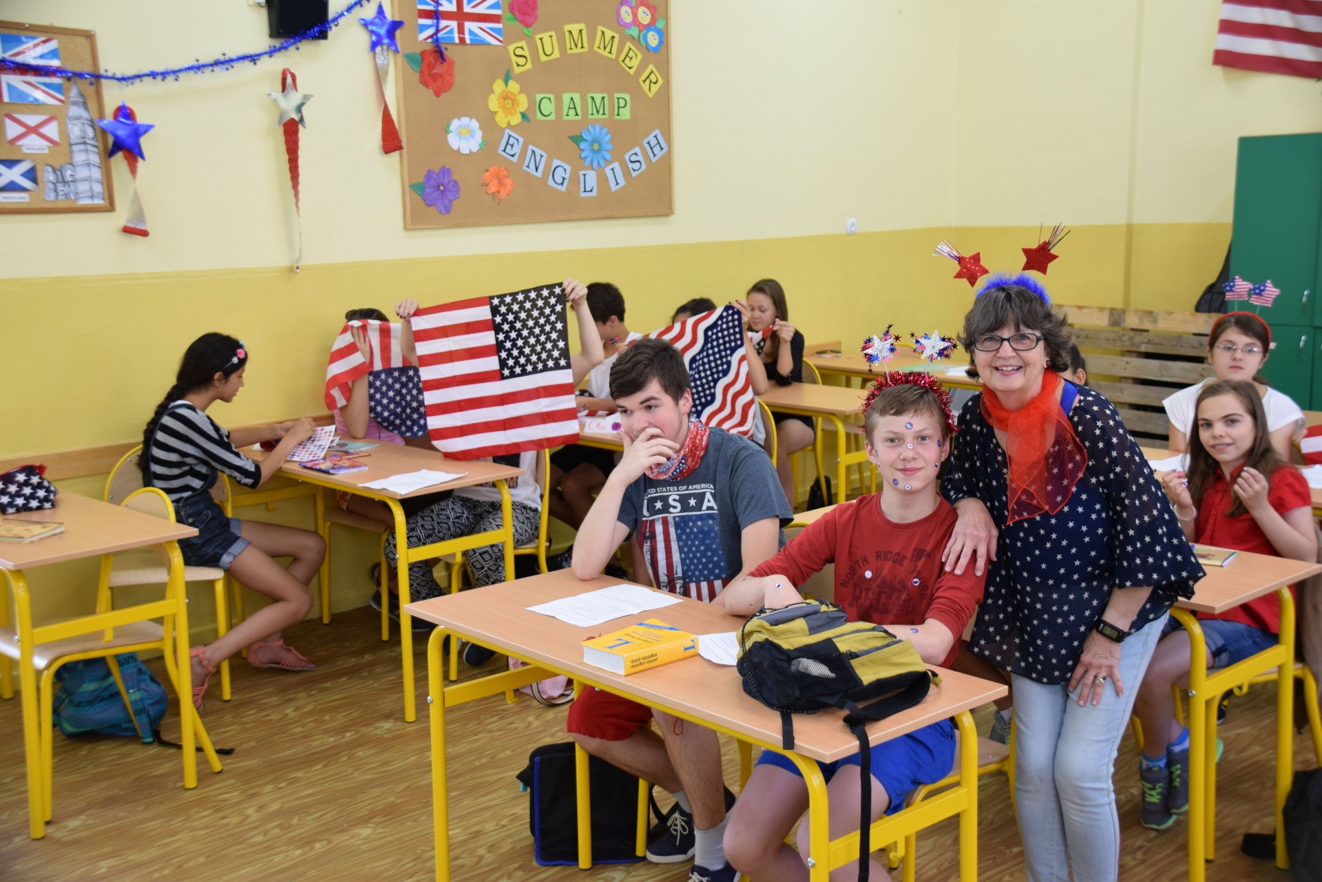 Amerykańskie wakacje w krynickim gimnazjum zakończone!