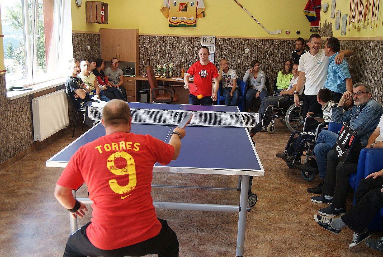Mistrzostwa Środowiskowego Domu Samopomocy w tenisie stołowym