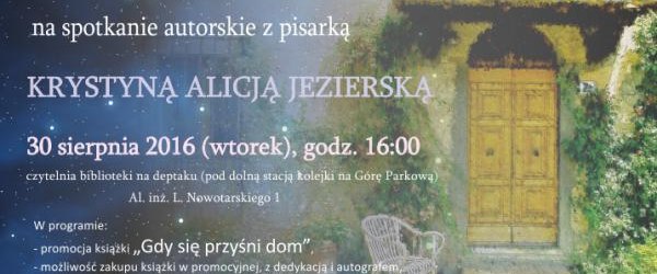 Spotkanie z pisarką Krystyną Jezierską
