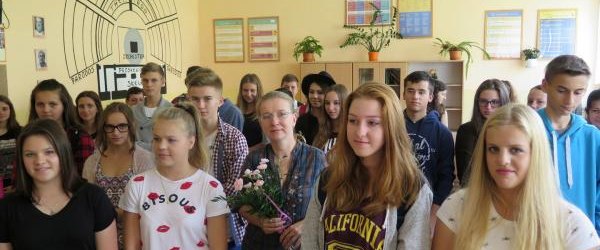 Znana pisarka w krynickim gimnazjum