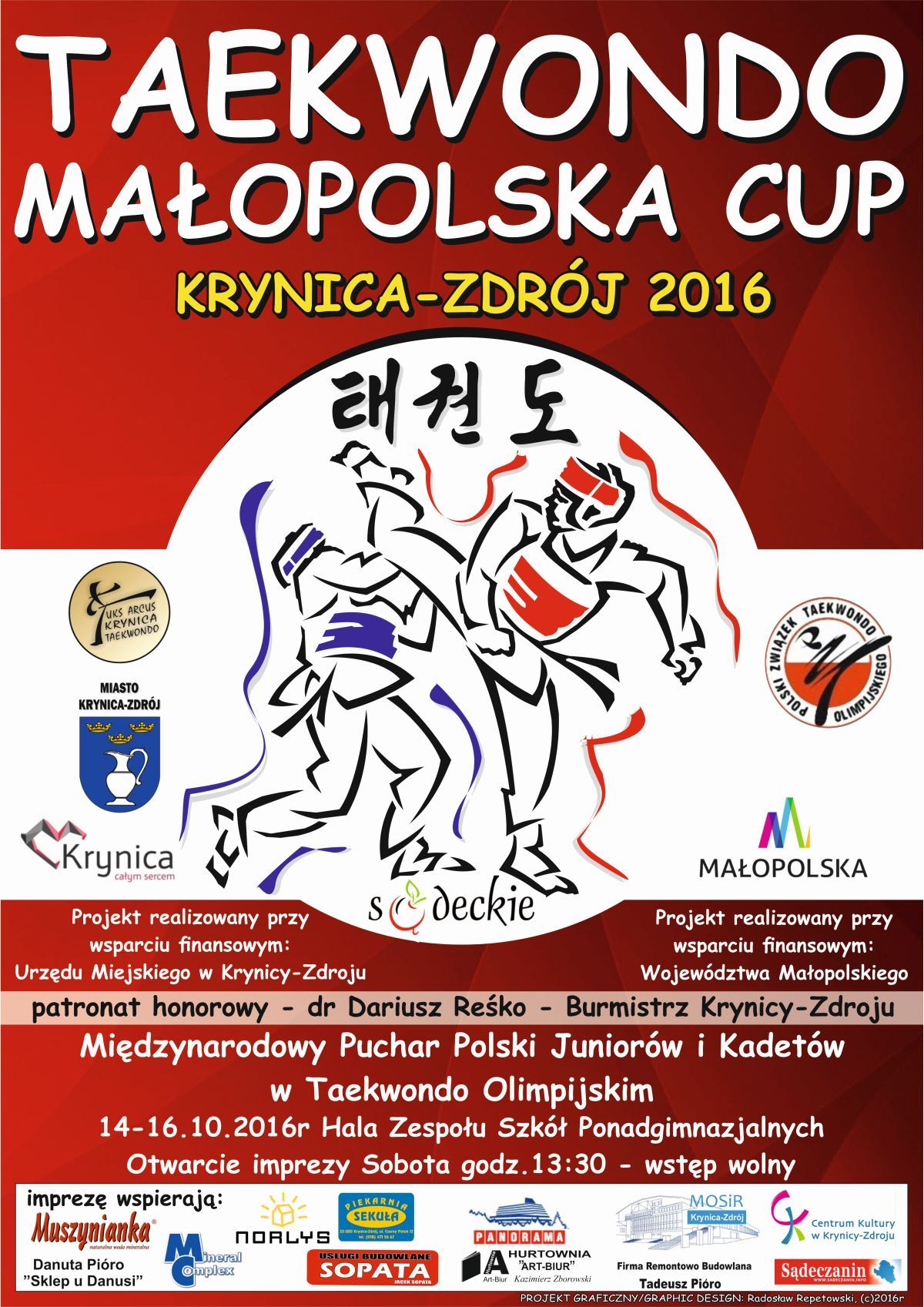 Międzynarodowy Puchar Polski Juniorów i Kadetów w Taekwondo Olimpijskim Małopolska Cup.